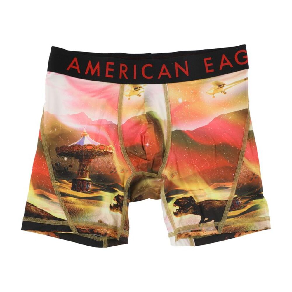 American Eagle Mens Dinosaurs 1-Pack Underwear Boxer Briefs, NWT
